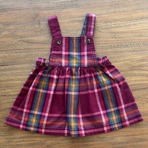 Baby Girl Cath Kidston Plaid Jumper Dress
